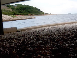 Risky Public Beach Fuck