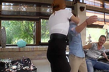 Rossella Visconti, Eva Berger And Rocco Siffredi In Roccos Italian Porn Boot Camp 4
