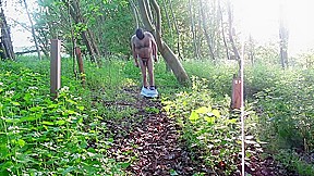 Rugby Kit England 02 Strip In Woods Hiking Naked Outside