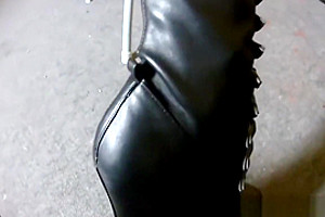 Russian Trans Beauty Strokes Her Cock