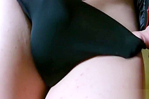 Russian Trans Beauty Strokes Her Cock