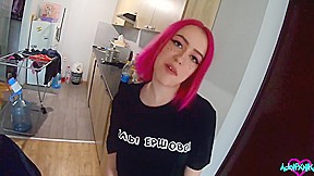 Russian With Pink Hair Cancer Crawls On The Club Of A Young Boy With Unknown Artist 57