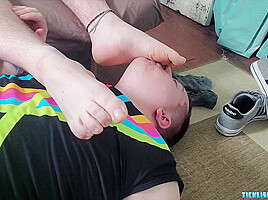 Ryan Relaxes With Foot Worship - Ryan & Matt