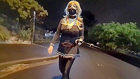 Sailor Slut Flashing At The Train Station (re-uploaded)