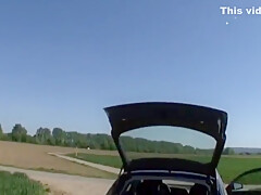 Scandalous Milf Masturbates With A Sex Toy In The Car Where Everyone Can Watch