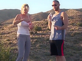 Screwing Outdoors Hard Core Scene With Jodi West