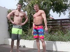 Sean Cody In Nixon And Randy Show Bulging Muscles Before Anal