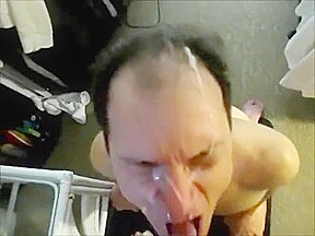 Service 4 Two, Huge Facial on Sub boy
