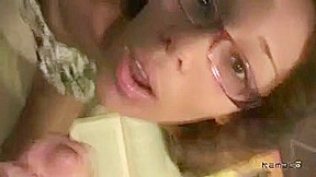 Sexy Arab babe sucks cock and gets facial in bathroom