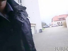 Sexy Big Boobies Eurobabe Screwed In Abandoned Place
