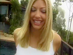 Sexy Blonde Rides Her Lesbian Friends Face With Her Tight Wet Pussy