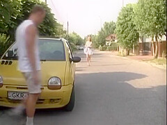 Sexy Blonde teen 18+ From Germany Taking Two Hard Cocks Deep Inside Her Holes