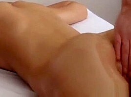 Sexy Blonde teenager 18+ Getting A Steamy Massage