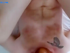 Sexy Ginger Boi Taking Giant Raw Step daddy Cock Step daddy Lance (lan