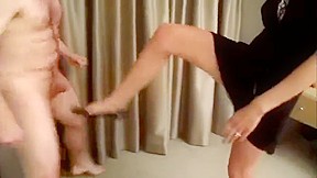 Sexy Latina Ballbusting