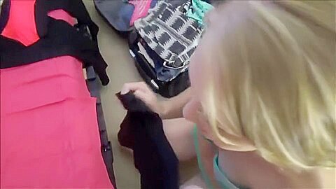 Sexy Little Blonde Fucked By Roommate