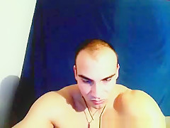 Sexy Muscle Boy Jerking Off