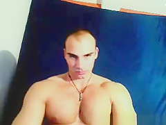 Sexy Muscle Boy Jerking Off