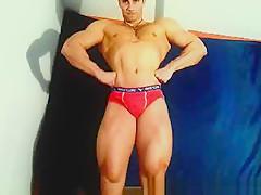 Sexy Muscle Boy Jerking Off