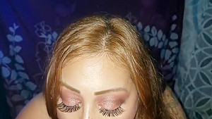 Sexy Smoking Latina Cock Sucking Tease