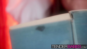 Sexy babe Madison Morgan masturbating in this hot solo video