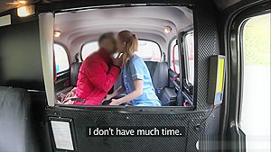 Sexy blonde babe Crissy Fox gets banged by nasty driver