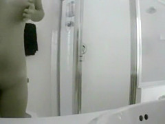 Sexy body spied in the bathroom