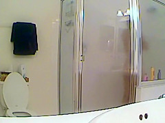 Sexy body spied in the bathroom