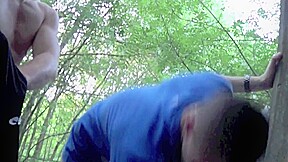 Sexy dude fuck a twink in cruising forest - CrunchBoy