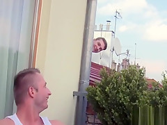 Sexy hunks having wild outdoor sex