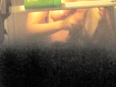 Sexy pussy close ups shot by the in shower