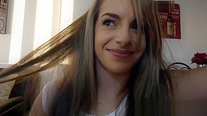 Sexy stepsister gets cum