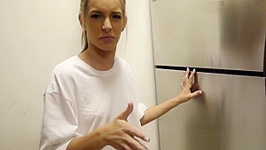 Sexy stepsister gets cum