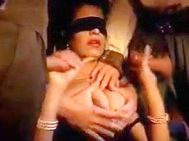 Shared blindfolded wife