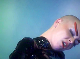 Shaved Latex Fisting