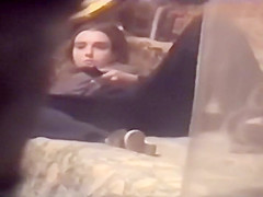 She got horny while watching television