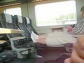 She must know train flasher is cumming