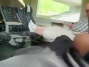 She must know train flasher is cumming