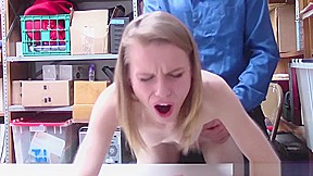 Shoplifter Tight Pussy Got Spreadeagle Fucked