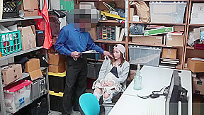 Shoplifting teen 18+ fucked by creepy manager - HD porn video - By thebluegreen