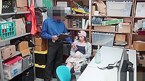 Shoplifting teen 18+ fucked by creepy manager - HD porn video - By thebluegreen