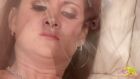 Shopping Gets The Blonde In The Mood For Some Lesbian Strapon Action With The Brunette
