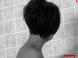 Short Haired Milf With Natural Tits Gets A Boob Cumshot