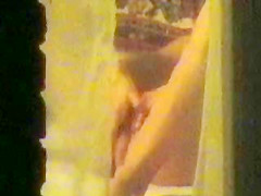 Short window peep masturbation