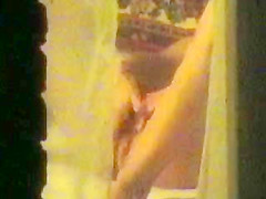 Short window peep masturbation