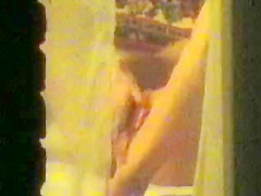 Short window peep masturbation