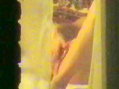 Short window peep masturbation
