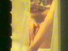 Short window peep masturbation