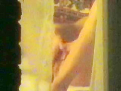 Short window peep masturbation