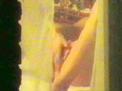 Short window peep masturbation